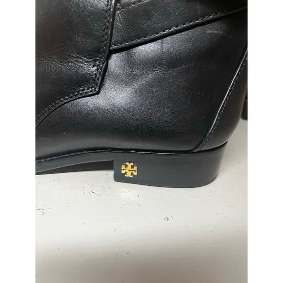 Tory Burch Brooke Leather Bootie size 8.5-worn once-no callouts-excellent cond - Picture 5 of 6